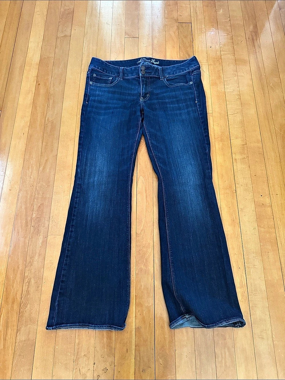 American Eagle Artist Bootcut Jeans in Blue women’s Waist 12M